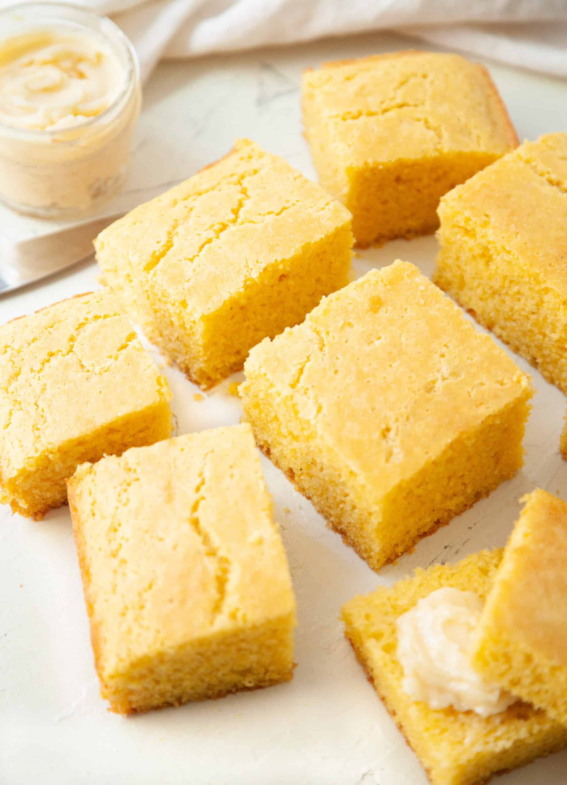 Cornbread with maple butter